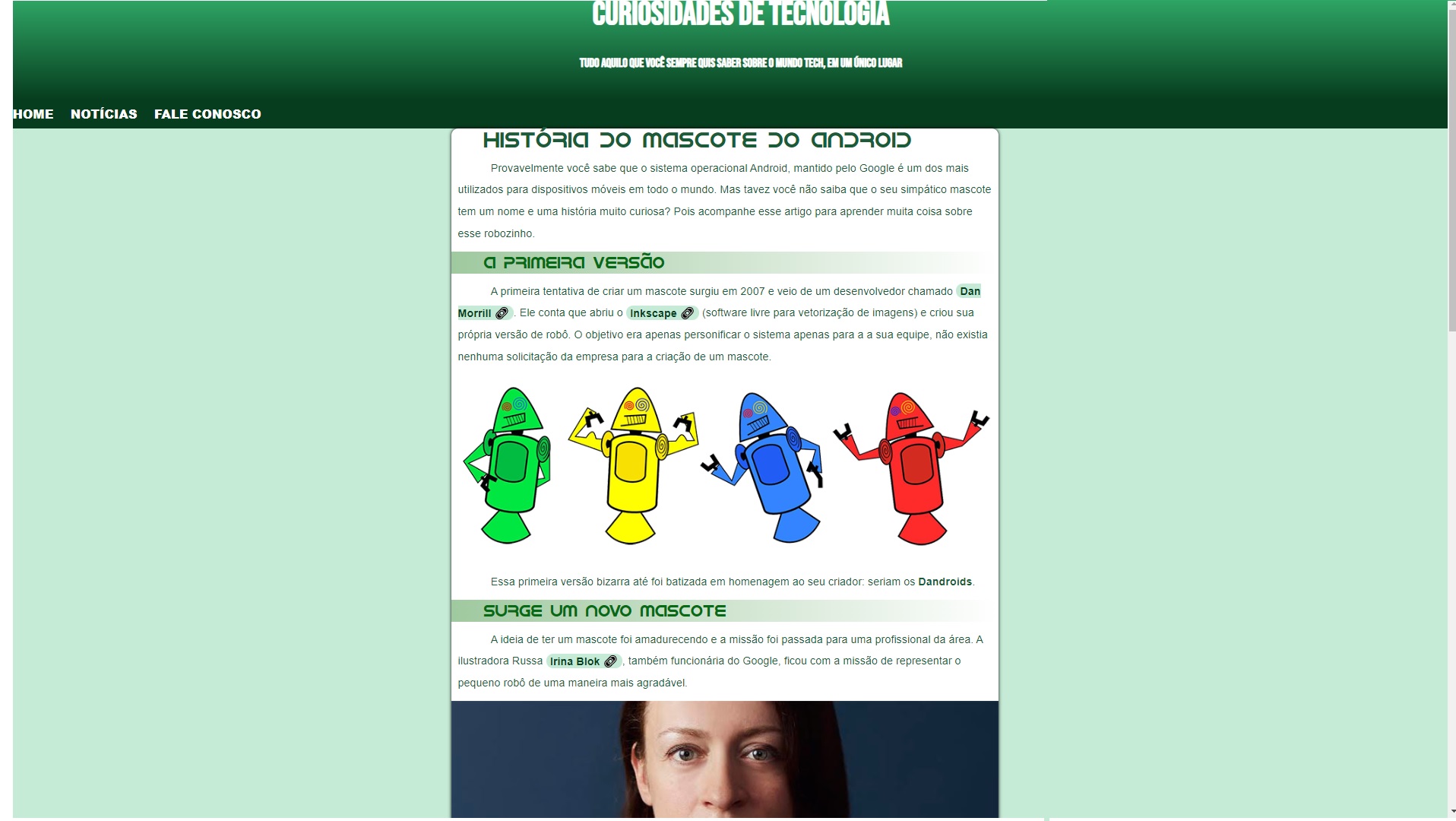 Projeto História do Android